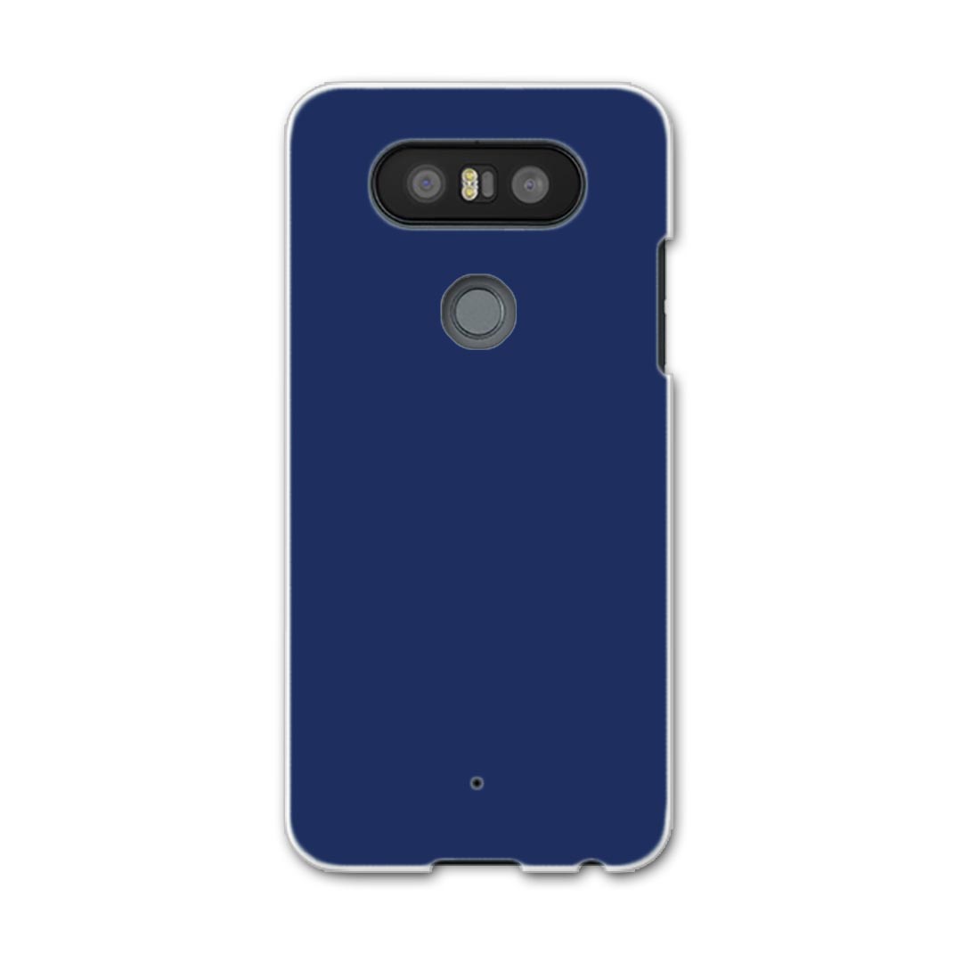 LGV34 isaiBeat イサイ ビート LG Electronics LGエレクトロニクス au エーユーlgv34 スマホ カバー ケース スマホケース スマホカバー PC ハードケース 009010 シンプル　無地　青