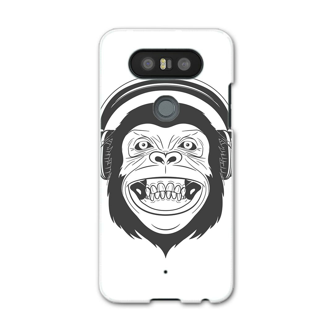 L-01J V20 PRO Electronics LGエレクトロニクス l01j docomo ドコモ スマホ カバー ケース スマホケース スマホカバー PC ハードケース 動物　猿　音楽 009818