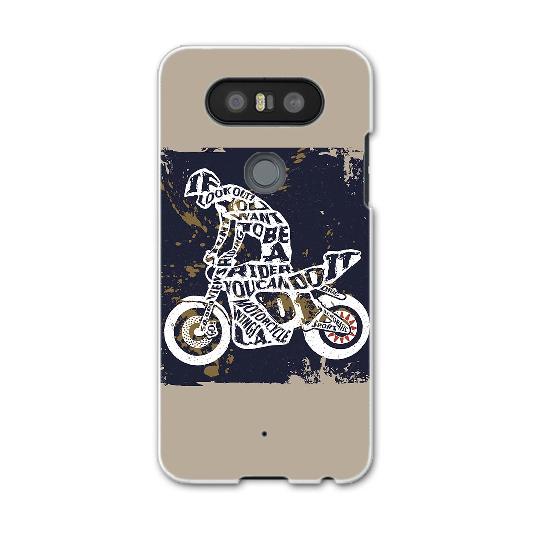 L-01J V20 PRO Electronics LGエレクトロニクス l01j docomo ドコモ スマホ カバー ケース スマホケース スマホカバー PC ハードケース 乗り物　バイク　イラスト 010389