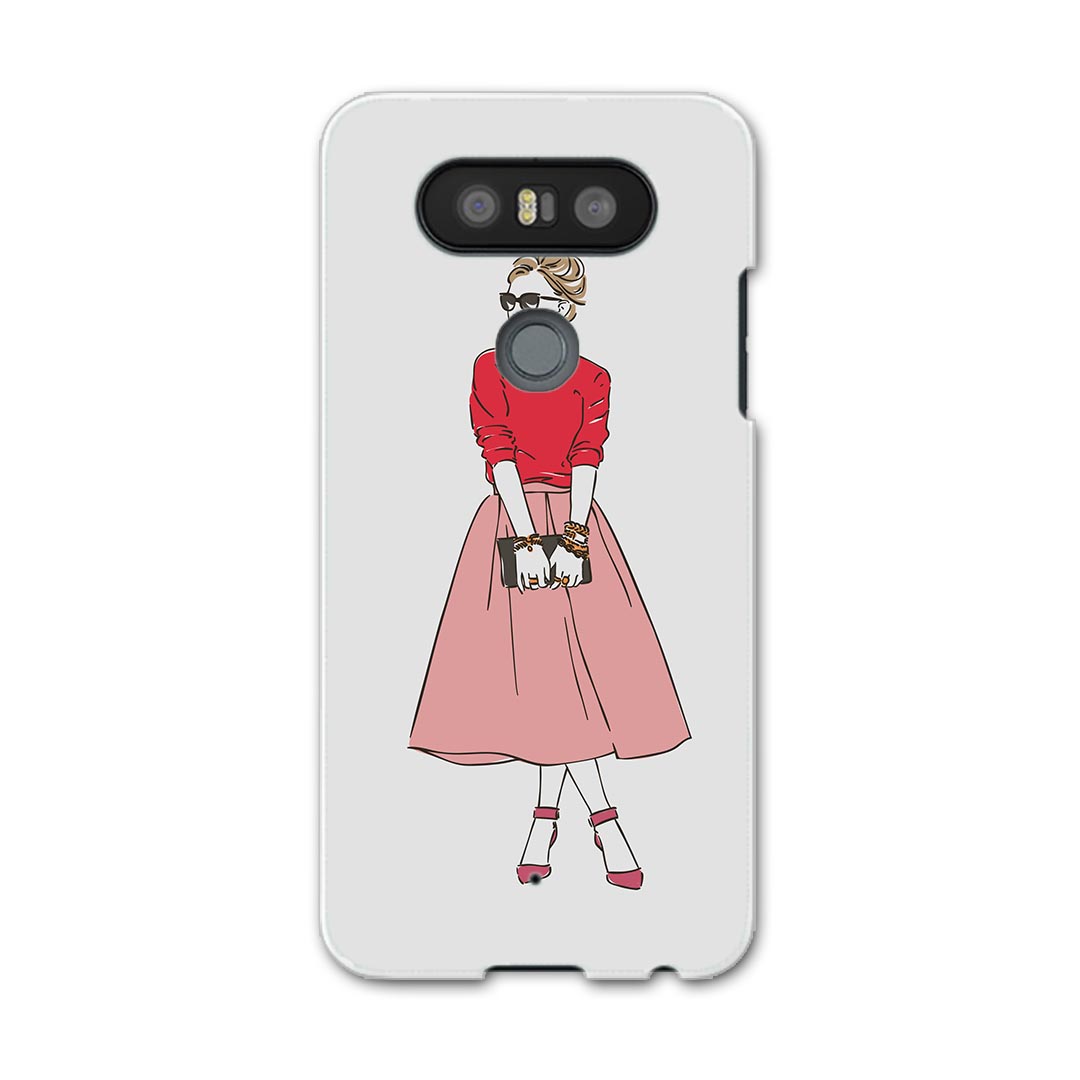 L-01J V20 PRO Electronics LGエレクトロニクス l01j docomo ドコモ スマホ カバー ケース スマホケース スマホカバー PC ハードケース ファッション　サングラス　ピンク 010901