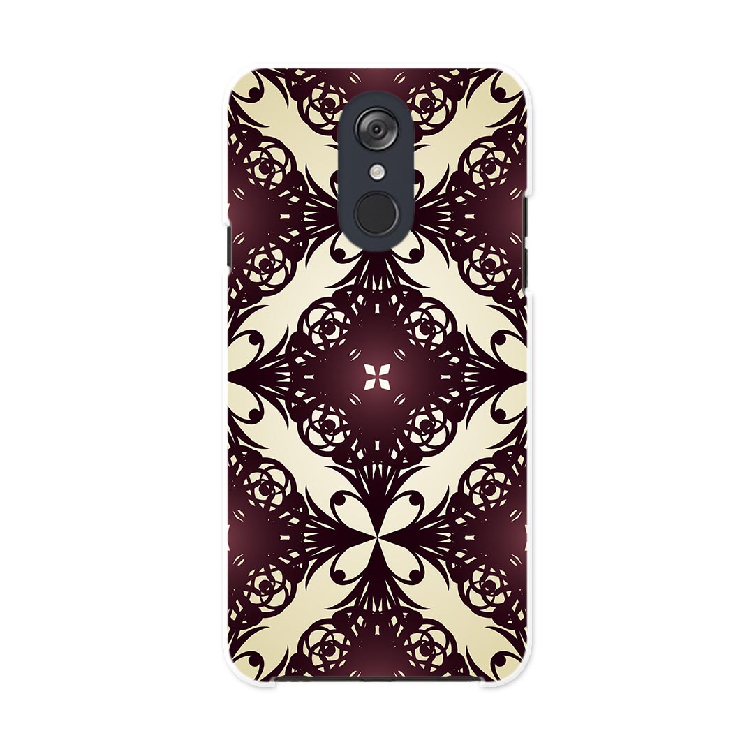 L-03K LG Electronics LG style エルジースタイル l03k docomo ドコモ スマホ カバー ケース スマホケース スマホカバー PC ハードケース 000402 ペイズリー ダマスク 花