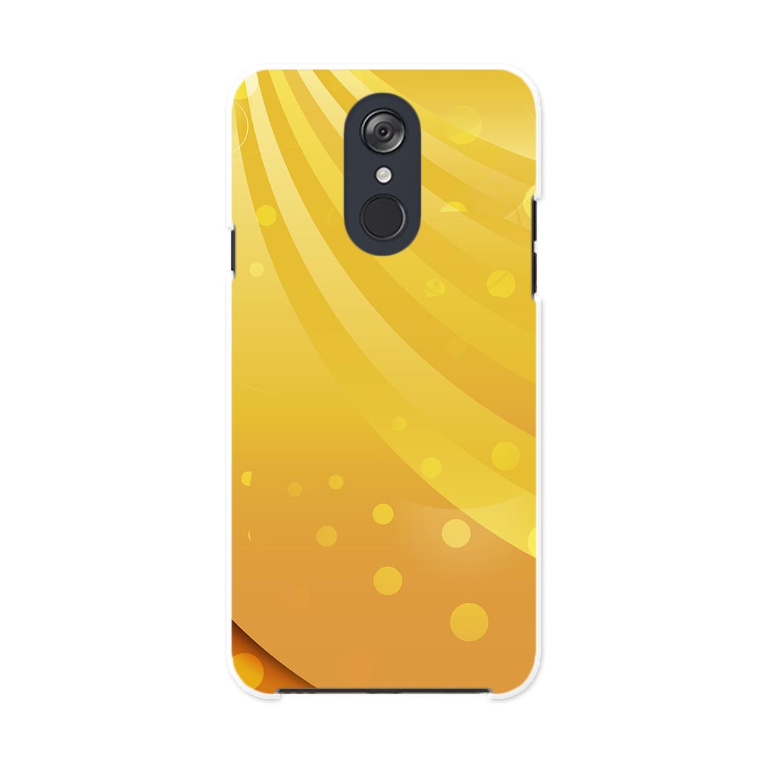 L-03K LG Electronics LG style エルジースタイル l03k docomo ドコモ スマホ カバー ケース スマホケース スマホカバー PC ハードケース 001953 シンプル　黄色