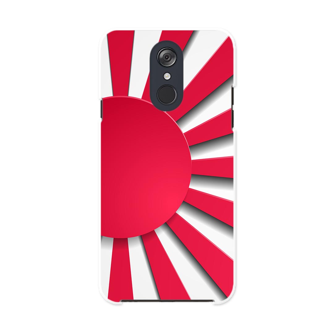 L-03K LG Electronics LG style エルジースタイル l03k docomo ドコモ スマホ カバー ケース スマホケース スマホカバー PC ハードケース 002532 模様　日の丸　赤