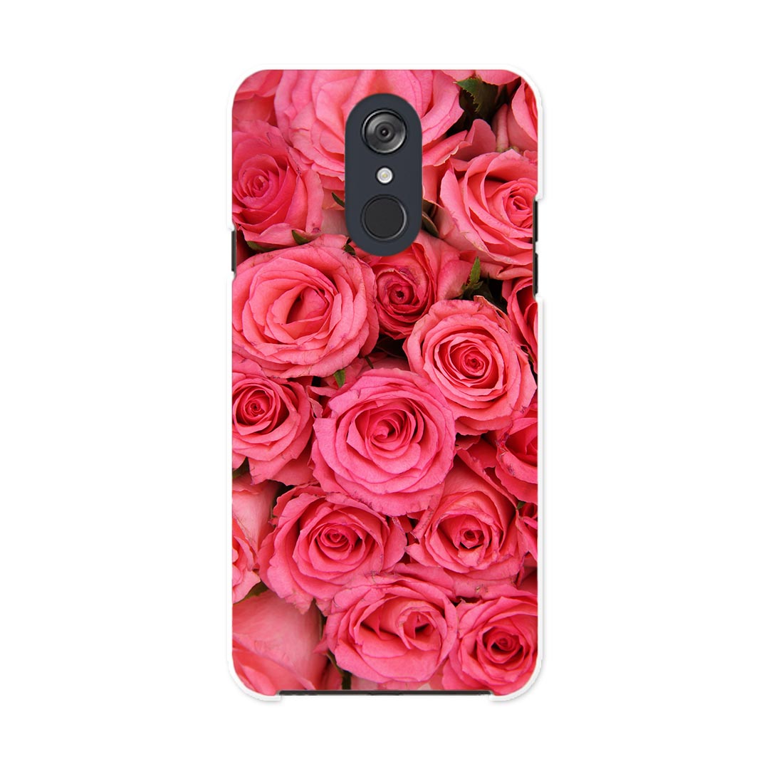L-03K LG Electronics LG style エルジースタイル l03k docomo ドコモ スマホ カバー ケース スマホケース スマホカバー PC ハードケース 005315 花　薔薇　ピンク