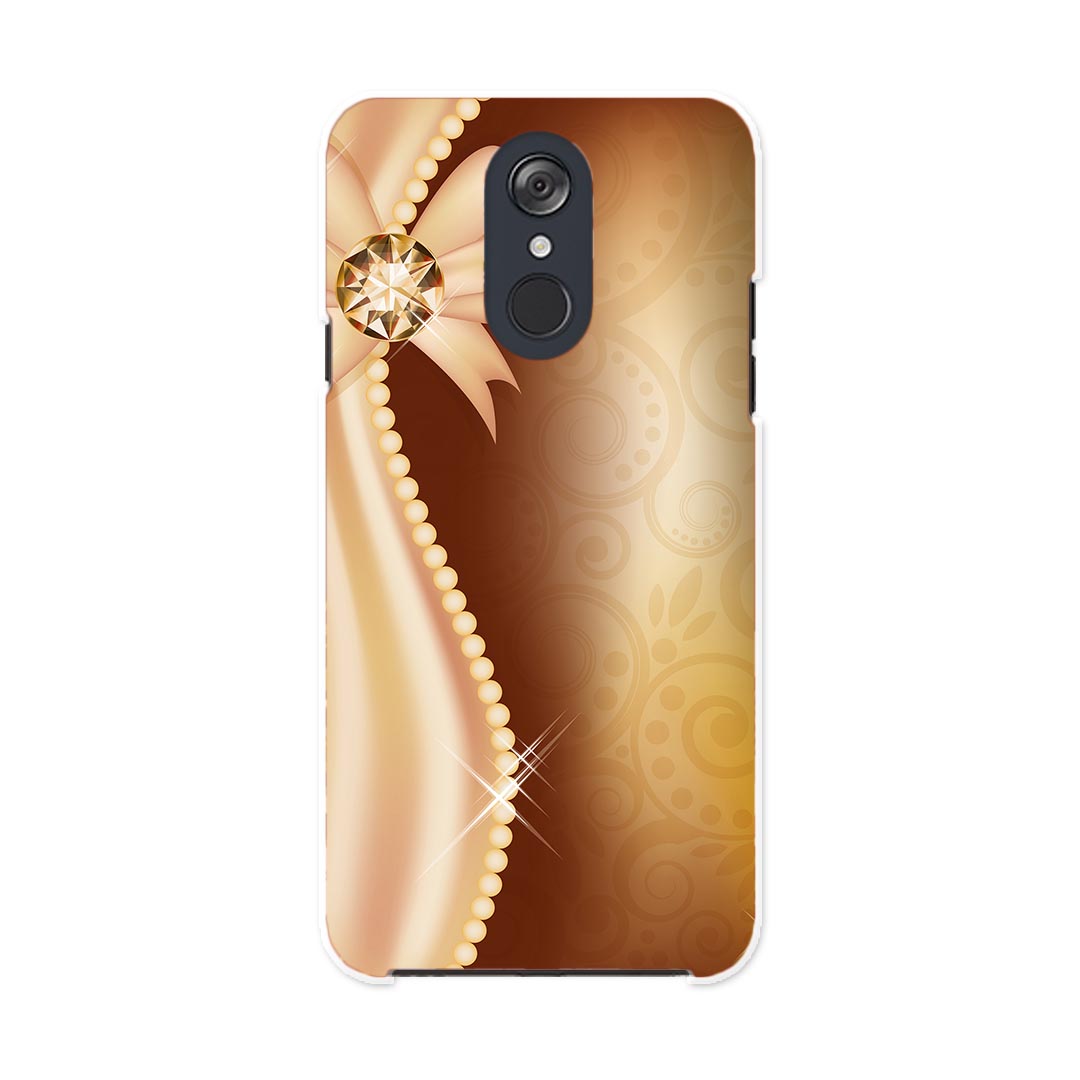 L-03K LG Electronics LG style エルジースタイル l03k docomo ドコモ スマホ カバー ケース スマホケース スマホカバー PC ハードケース 005440 リボン　きらきら