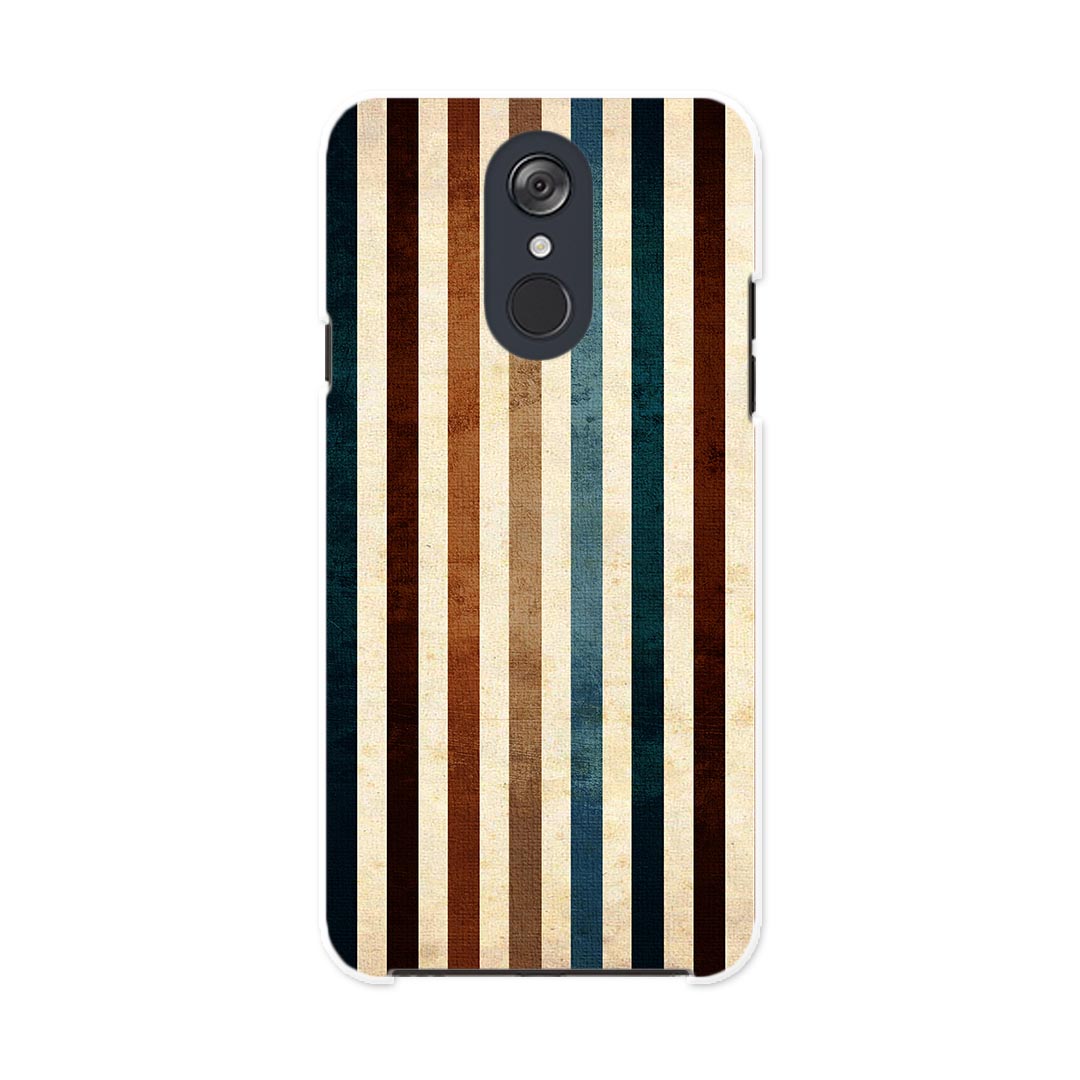 L-03K LG Electronics LG style エルジースタイル l03k docomo ドコモ スマホ カバー ケース スマホケース スマホカバー PC ハードケース 008433 ストライプ　レトロ　赤　青　模様
