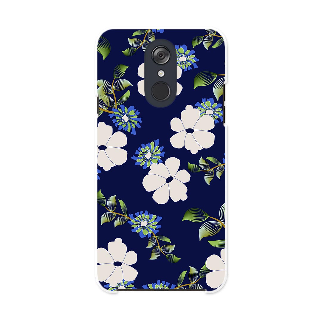 L-03K LG Electronics LG style エルジースタイル l03k docomo ドコモ スマホ カバー ケース スマホケース スマホカバー PC ハードケース 008457 花　フラワー　青　ブルー