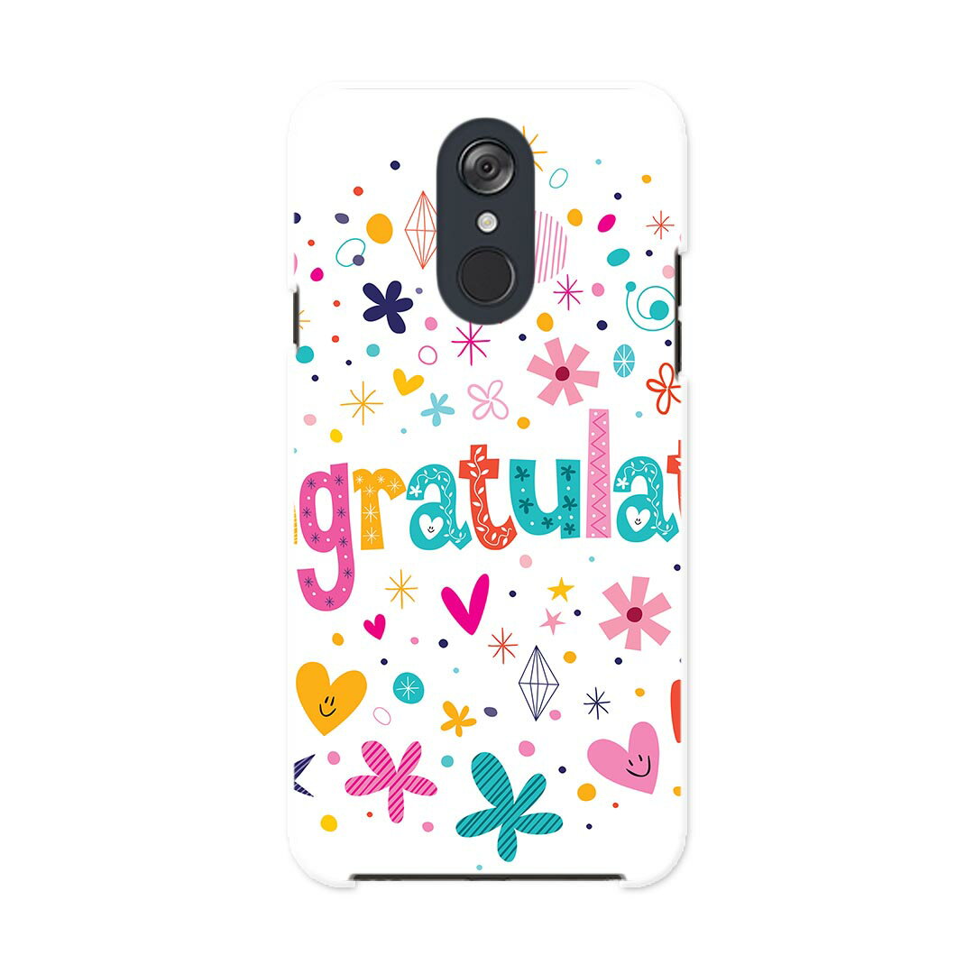 Rakuten - L-03K LG Electronics LG style エルジースタイル l03k docomo ドコモ スマホ カバー ケース スマホケース スマホカバー PC ハードケース 008481 花　フラワー　ハート　文字