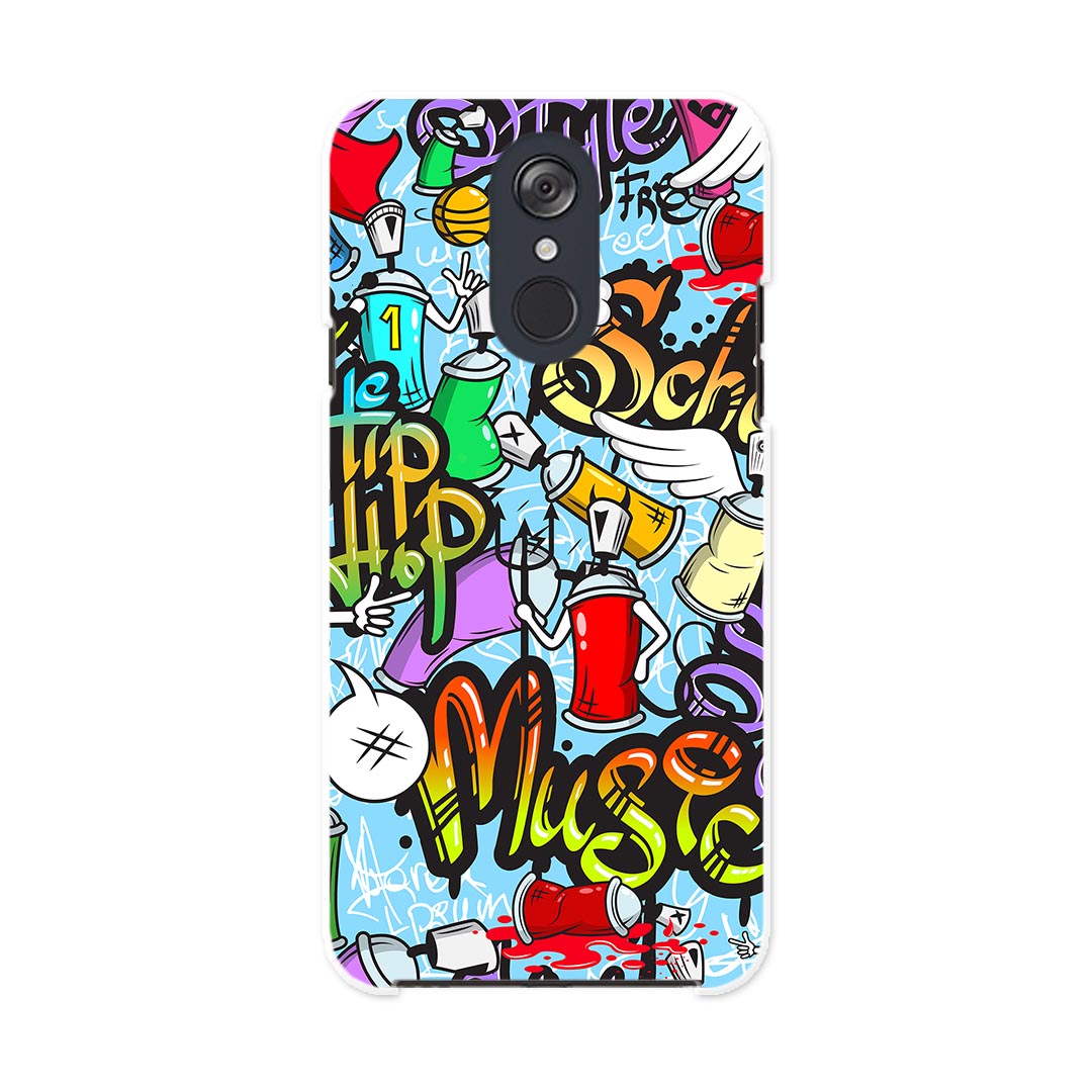 L-03K LG Electronics LG style エルジースタイル l03k docomo ドコモ スマホ カバー ケース スマホケース スマホカバー PC ハードケース 008487 カラフル　ペンキ　インク　パンク