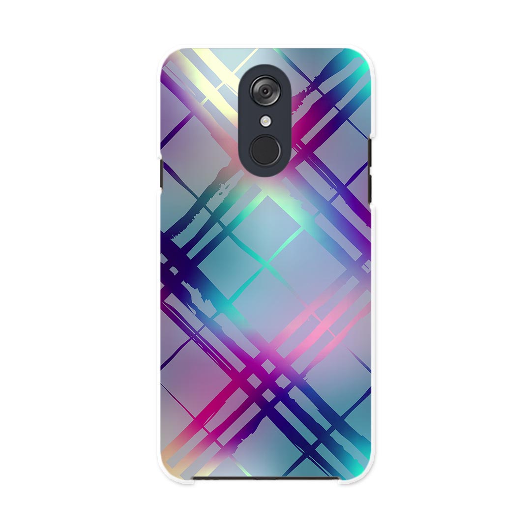 L-03K LG Electronics LG style エルジースタイル l03k docomo ドコモ スマホ カバー ケース スマホケース スマホカバー PC ハードケース 008767 チェック　カラフル　模様