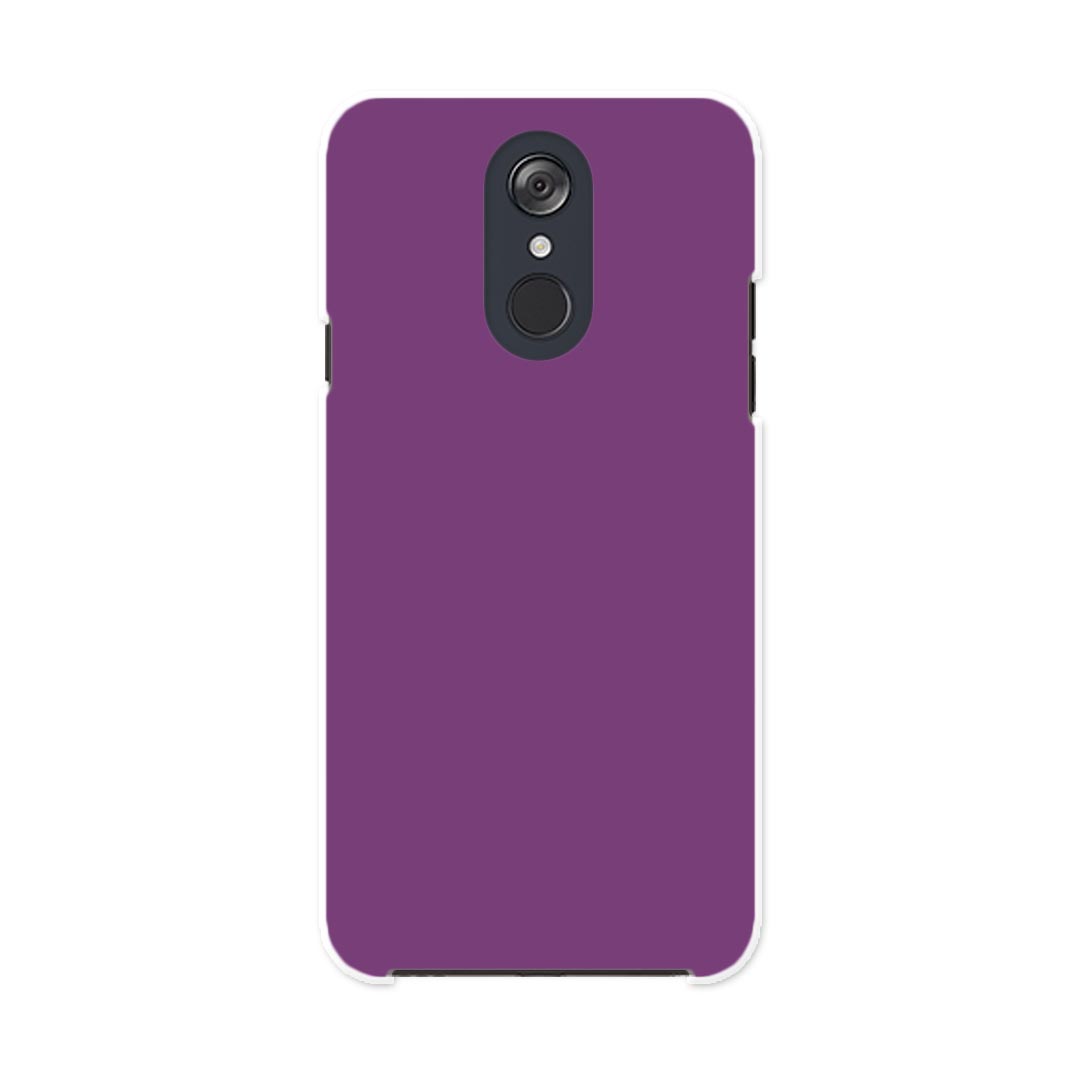 L-03K LG Electronics LG style エルジースタイル l03k docomo ドコモ スマホ カバー ケース スマホケース スマホカバー PC ハードケース 008990 シンプル　無地　紫