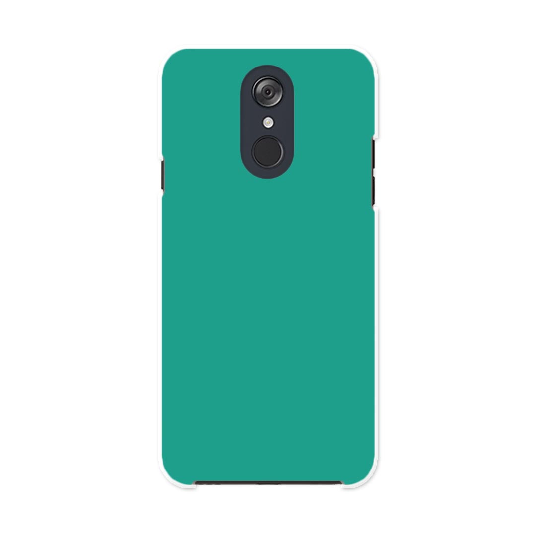 L-03K LG Electronics LG style エルジースタイル l03k docomo ドコモ スマホ カバー ケース スマホケース スマホカバー PC ハードケース 009012 シンプル　無地　緑