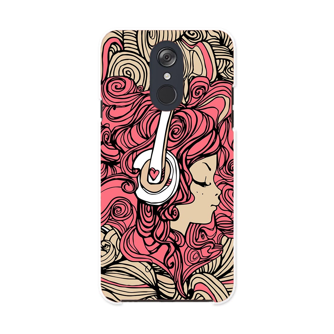 L-03K LG Electronics LG style エルジースタイル l03k docomo ドコモ スマホ カバー ケース スマホケース スマホカバー PC ハードケース 010351 人物　音楽　ピンク