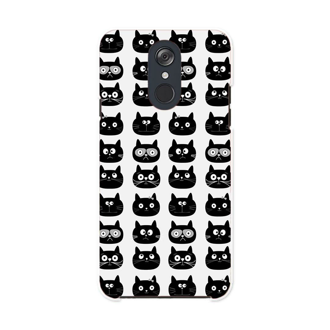 L-03K LG Electronics LG style エルジースタイル l03k docomo ドコモ スマホ カバー ケース スマホケース スマホカバー PC ハードケース 010393 動物　猫　黒
