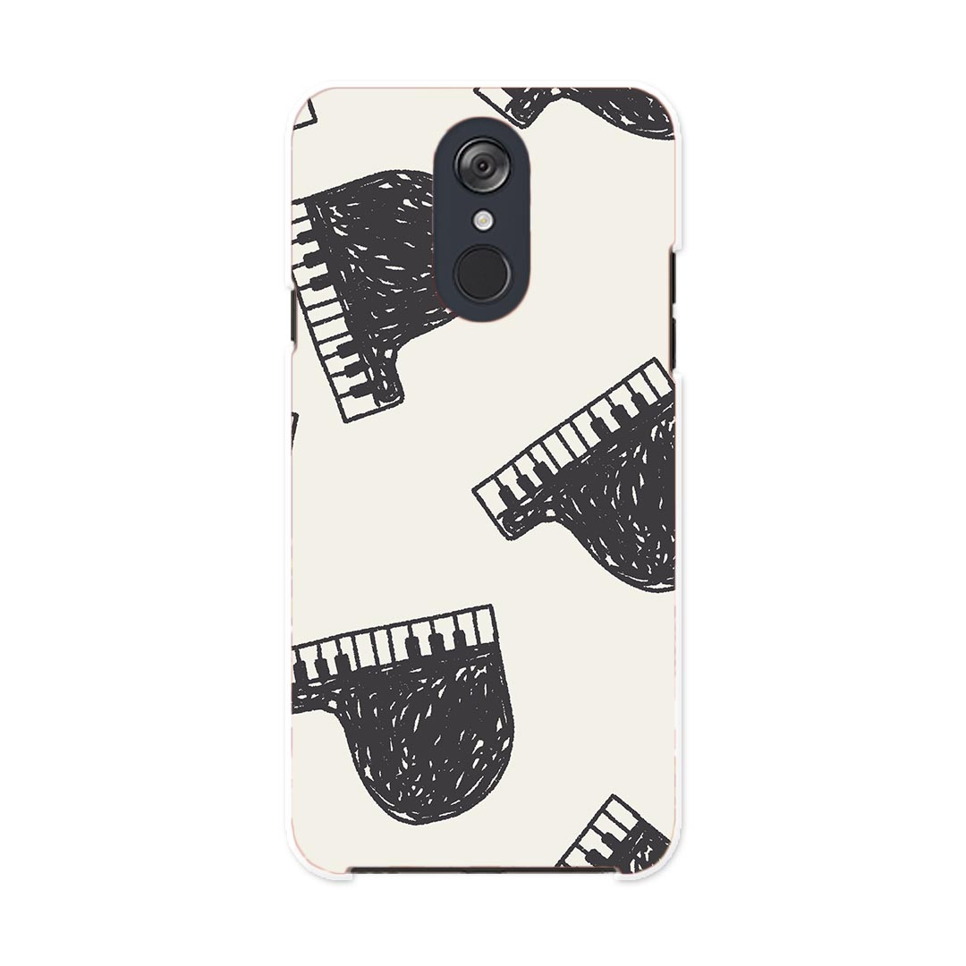 L-03K LG Electronics LG style エルジースタイル l03k docomo ドコモ スマホ カバー ケース スマホケース スマホカバー PC ハードケース 010718 ピアノ　音楽　楽器