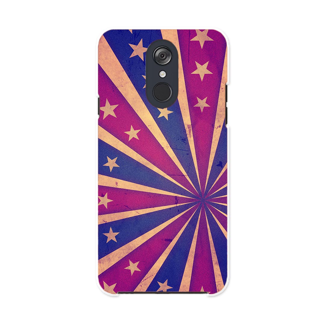 L-03K LG Electronics LG style エルジースタイル l03k docomo ドコモ スマホ カバー ケース スマホケース スマホカバー PC ハードケース 011680 レトロ　星　ビンテージ