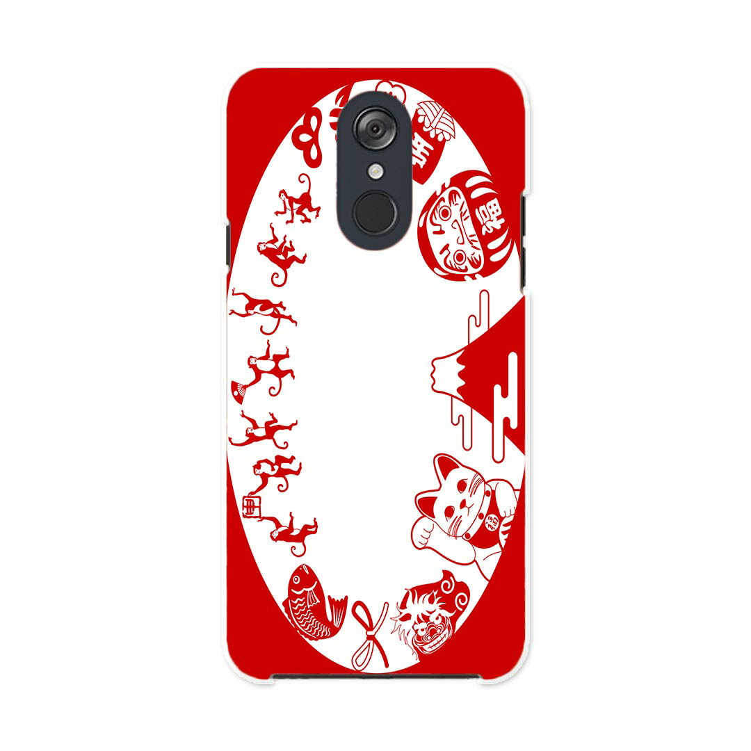 L-03K LG Electronics LG style エルジースタイル l03k docomo ドコモ スマホ カバー ケース スマホケース スマホカバー PC ハードケース 012893 招き猫 商売繁盛 だるま