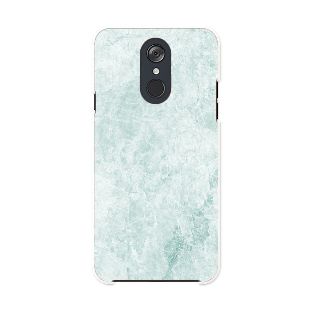 L-03K LG Electronics LG style エルジースタイル l03k docomo ドコモ スマホ カバー ケース スマホケース スマホカバー PC ハードケース 013270 水色　大理石　模様