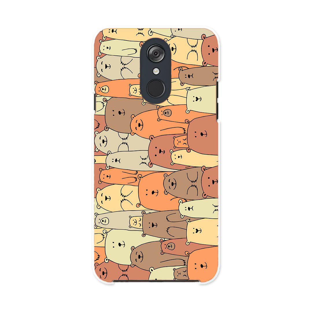 L-03K LG Electronics LG style エルジースタイル l03k docomo ドコモ スマホ カバー ケース スマホケース スマホカバー PC ハードケース 014606 クマ　動物　アニマル