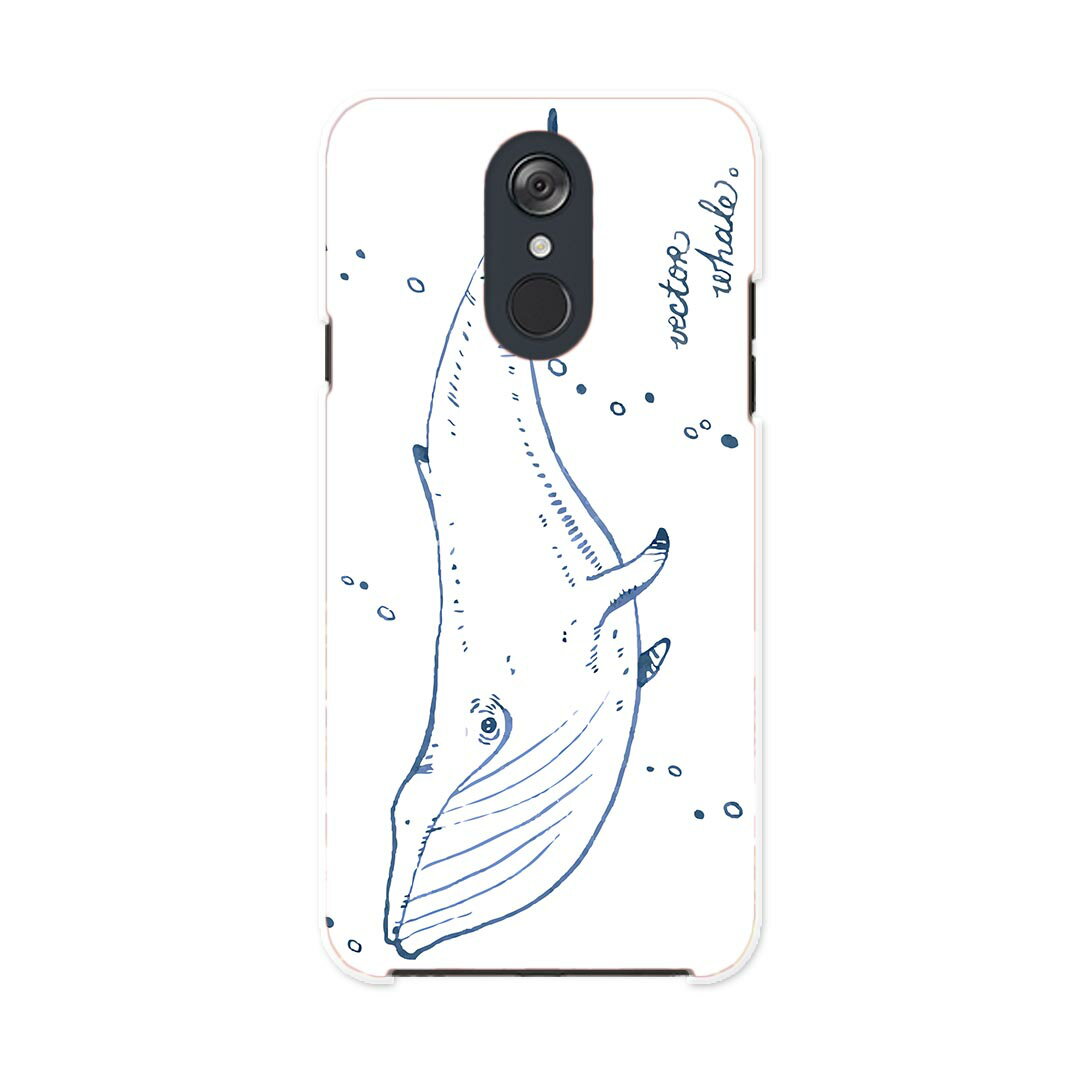 L-03K LG Electronics LG style エルジースタイル l03k docomo ドコモ スマホ カバー ケース スマホケース スマホカバー PC ハードケース 014742 海　クジラ　生き物