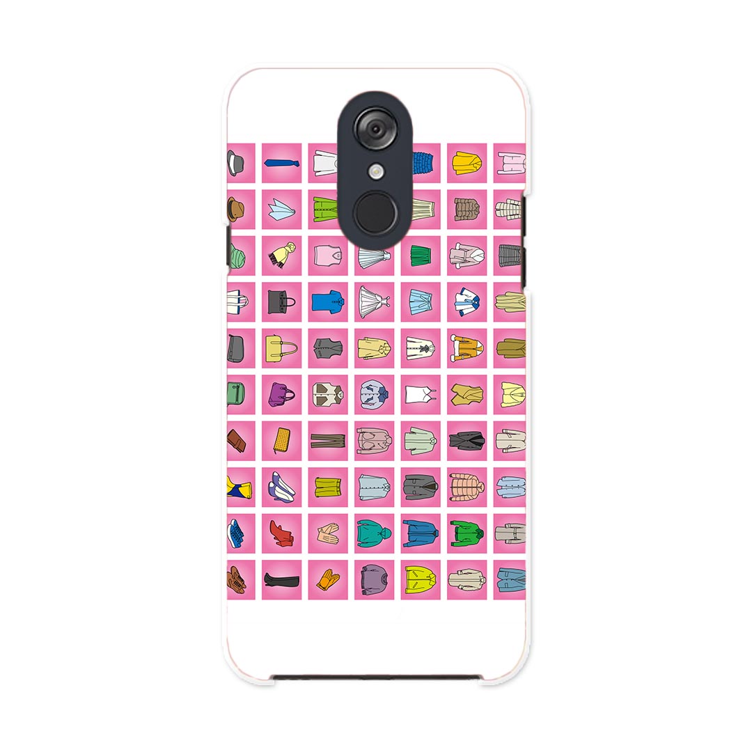 L-03K LG Electronics LG style エルジースタイル l03k docomo ドコモ スマホ カバー ケース スマホケース スマホカバー PC ハードケース 015575 服 ピンク
