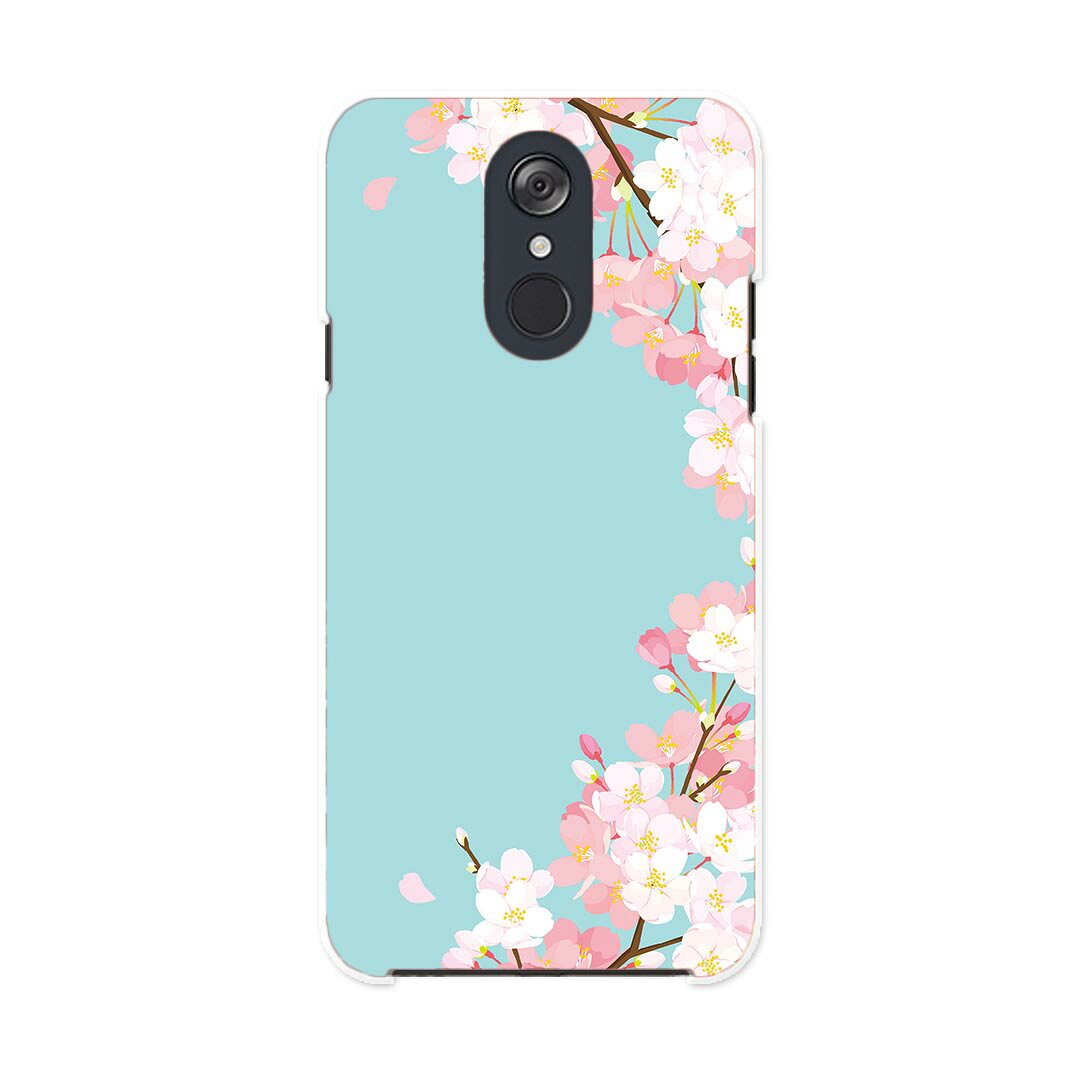L-03K LG Electronics LG style エルジースタイル l03k docomo ドコモ スマホ カバー ケース スマホケース スマホカバー PC ハードケース 016206 桜　植物