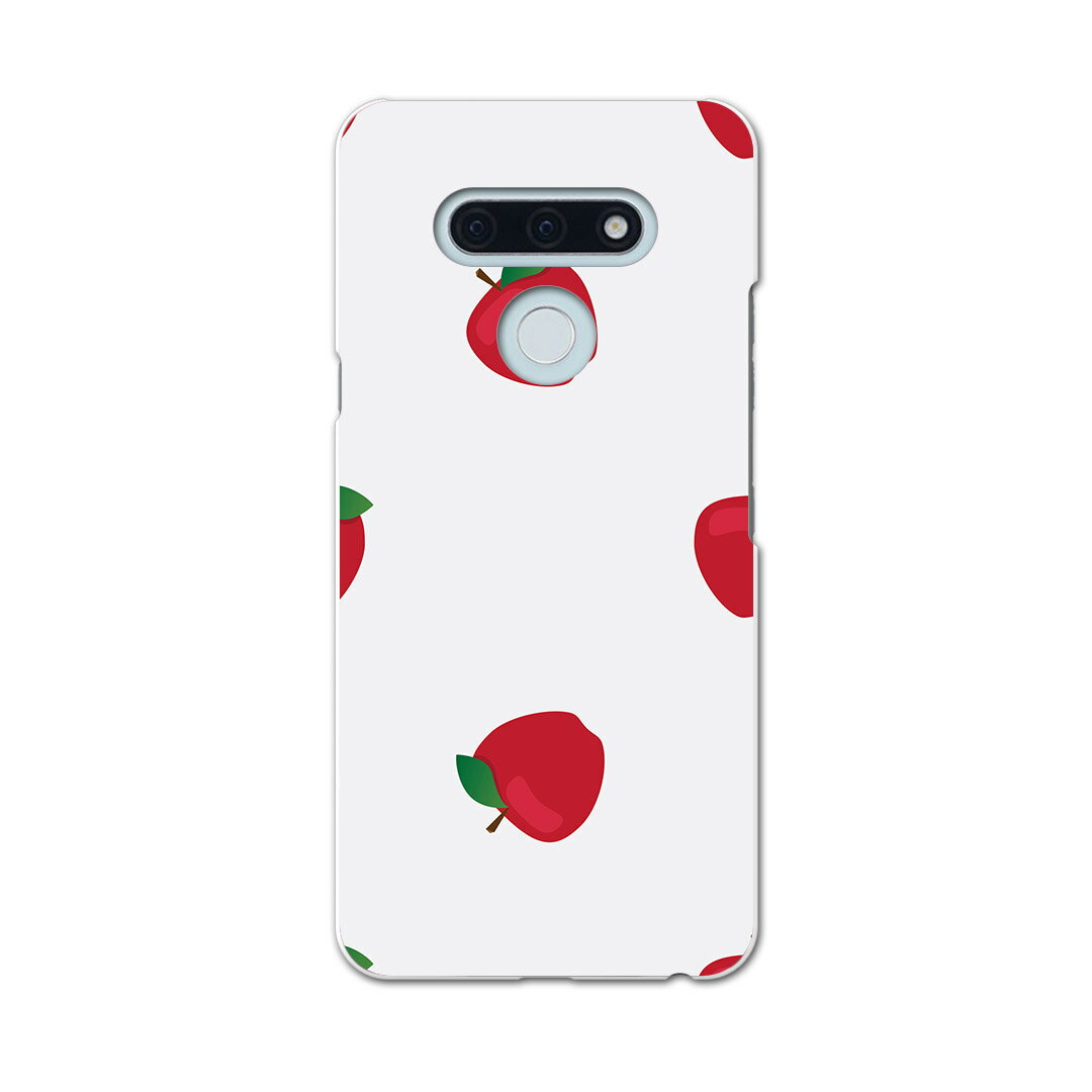 LG style3 L-41A docomo ドコモスマホ カバー ケース スマホケース スマホカバー PC ハードケース 012729 リンゴ　果物　マーク