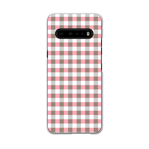 LG V60 ThinQ 5G 専用 ハードケース L51A igcase スマホカバー カバー ケース pc ハードケース 000111 チェック・ボーダー チェック ギンガム ピンク LG V60 ThinQ 5G 専用 ハードケース L51A igcase スマホカバー カバー ケース pc ハードケース 000111 チェック・ボーダー チェック ギンガム ピンク