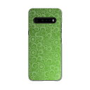 LG V60 ThinQ 5G 専用 ハードケース L51A igcase スマホカバー カバー ケース pc ハードケース 001833 フラワー シンプル 模様 緑(2)