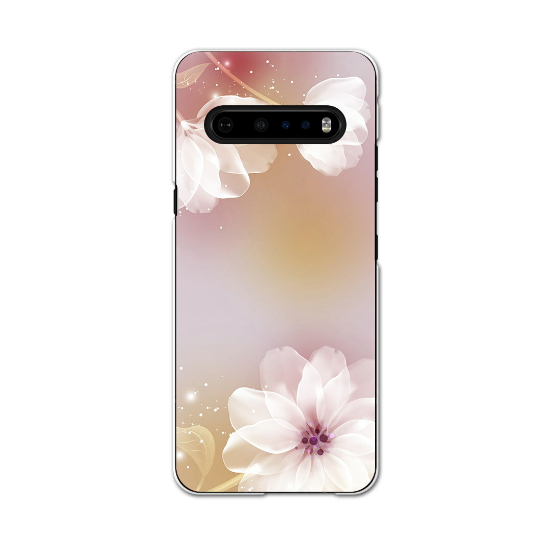 乐天商城 - LG V60 ThinQ 5G 専用 ハードケース L51A igcase スマホカバー カバー ケース pc ハードケース 001974 フラワー 花　フラワー　紫