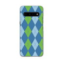 LG V60 ThinQ 5G 専用 ハードケース L51A igcase スマホカバー カバー ケース pc ハードケース 007110 チェック・ボーダー ...