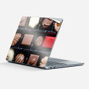 Surface Laptop 第7世代 13 インチ 用 スキンシール 全面スキンシール フル laptop7用 背面 底 ステッカー 保護シール キャラクター かわいい 023396 女性 顔 人物 000054 チョコ バレンタイン