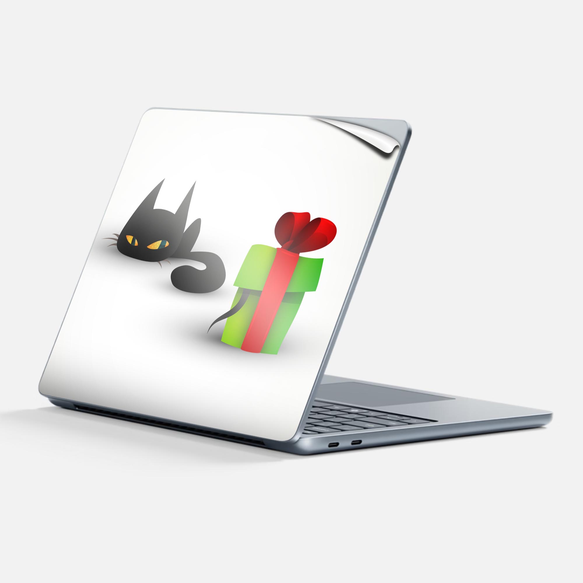 Surface Laptop 第7世代 13 インチ 用 スキンシール 全面スキンシール フル 背面 底 ステッカー 保護シール キャラクター かわいい 000...