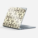 Surface Laptop 第7世代 13 インチ 用 スキンシール 全面スキンシール フル 背面 底 ステッカー 保護シール キャラクター かわいい 000292 ダマスク 花 ゴージャス