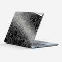 Surface Laptop 第7世代 13 インチ 用 スキンシール 全面スキンシール フル 背面 底 ステッカー 保護シール キャラクター かわいい 000381 ダマスク ビンテージ リーフ