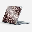 Surface Laptop 第7世代 13 インチ 用 スキンシール 全面スキンシール フル 背面 底 ステッカー 保護シール キャラクター かわいい 000400 ペイズリー ダマスク 花
