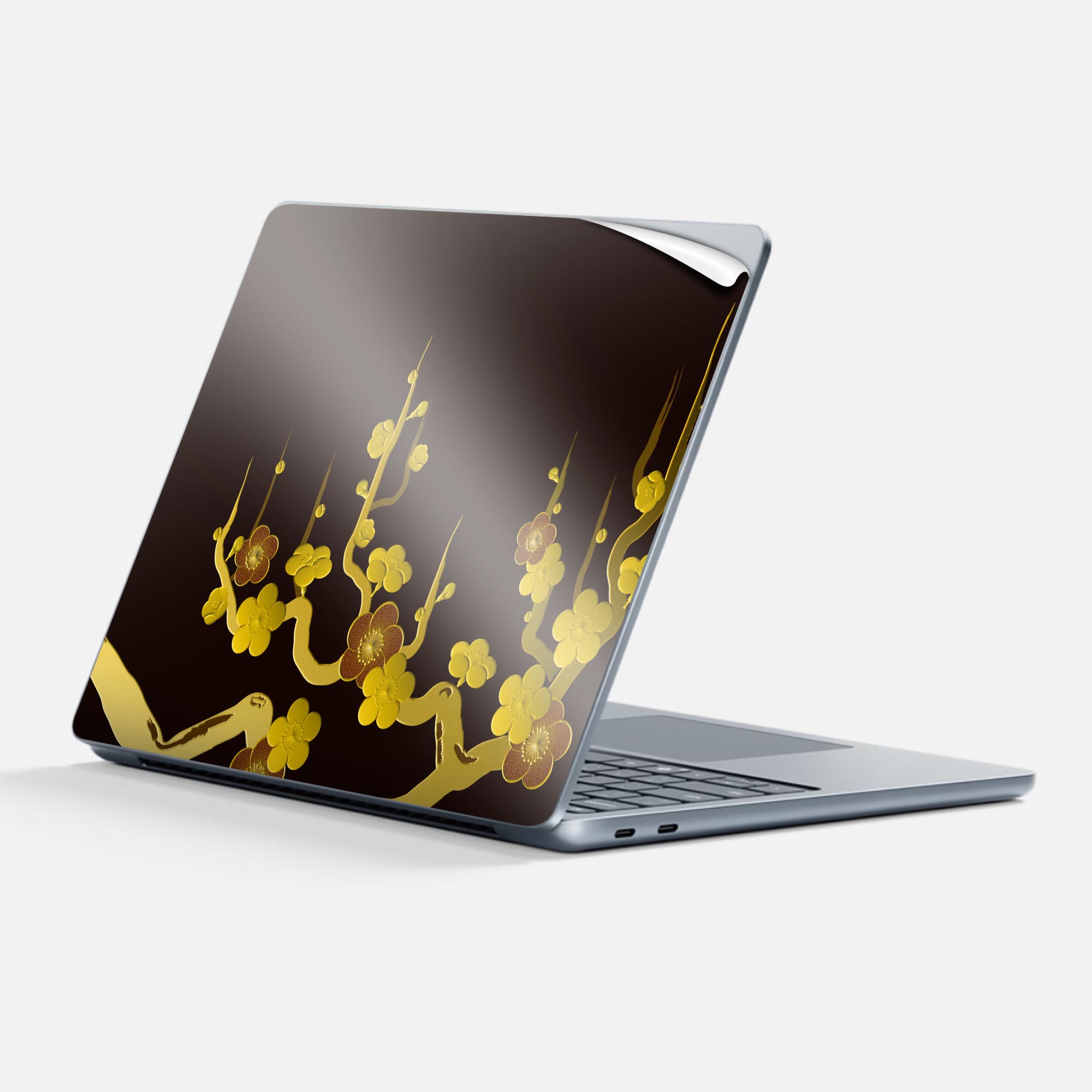 Surface Laptop 第7世代 13 インチ 用 スキンシール 全面スキンシール フル 背面 底 ステッカー 保護シ..