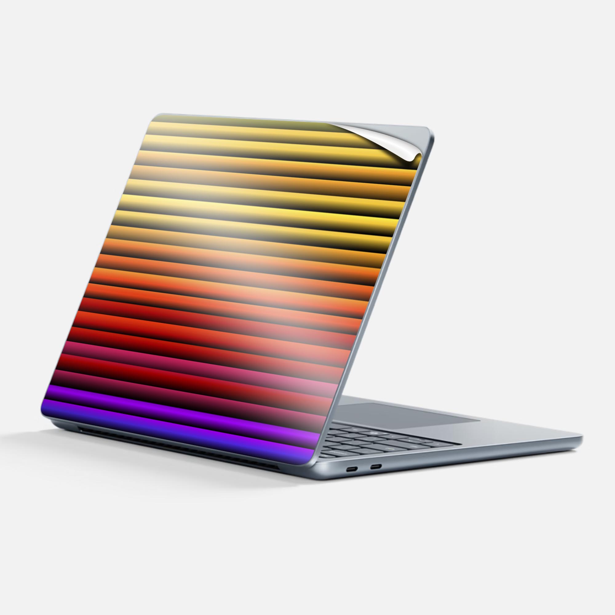 商品特徴・貼るだけでかんたん着せ替え、Surfac Laptop(第7世代) 13インチ 共通対応デザインスキンシール・高精細プリントで写真と遜色のない仕上がり！半光沢シートでしっとりツヤのある表現力・ちょっとしたすり傷からSurface本体を保護・接着部はエアフリー素材で気泡の心配も軽減・再剥離素材なので貼り付け時の調整も安心注意事項画像はサンプルですので、ご覧の環境によっては多少色味に違いを感じる場合がございます。 イメージと違った、モニターと色味が異なるという理由での交換や返金はご対応出来かねます。スキンシールのみの販売で、本体は付属しません。また、シールは背面部用のみとなります。初回貼付時の位置調整や貼り直しは可能ですが、しっかりと押し付けて接着させた後の再剥離、再利用は保証しておりません。また接着部に油分や汚れが付着しますと角の部分は剥がれやすくなりますので、貼付時はあまり触れないようにご注意ください。無地のセミグロスシートにデザインをプリントした商品で、デコなどの加工はございません。 凹凸や光沢があるように見えたり布地や金属を素材にしたように見える商品もありますが、デザインの図版によるものです。印刷時に微妙な画像のズレが生じる場合がございます。ご注文後に1点1点制作する受注生産品の為、不良品以外のご返品や交換は固くお断りします。 発送について完全受注生産のハンドメイド商品となりますので、既製品と比べて発送までお時間を頂いています。 基本的に決済確認後、最大で10営業日での発送となります。繁忙期や休業日明けの場合はさらに時間がかかる場合があります。 その際には別途メールにてご連絡致します。メール便の場合、発送日から到着までに2?4日ほどかかる場合が多く、紛失などの保障もご対応できかねます。あらかじめご了承下さい。