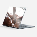 Surface Laptop 第7世代 13 インチ 用 スキンシール 全面スキンシール フル laptop7用 背面 底 ステッカー 保護シール キャラクター かわいい 023396 女性 顔 人物 000888 チョコレート