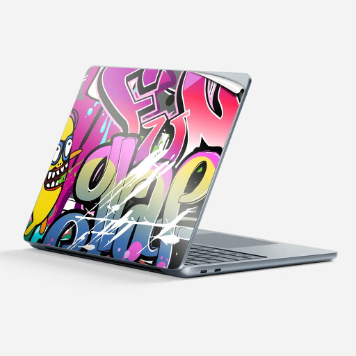 Surface Laptop 第7世代 13 インチ 用 スキンシール 全面スキンシール フル 背面 底 ステッカー 保護シール キャラクター かわいい 001010 グラフィティ 落書き Surface Laptop 第7世代 13 インチ 用 スキンシール 全面スキンシール フル 背面 底 ステッカー 保護シール キャラクター かわいい 001010 グラフィティ 落書き