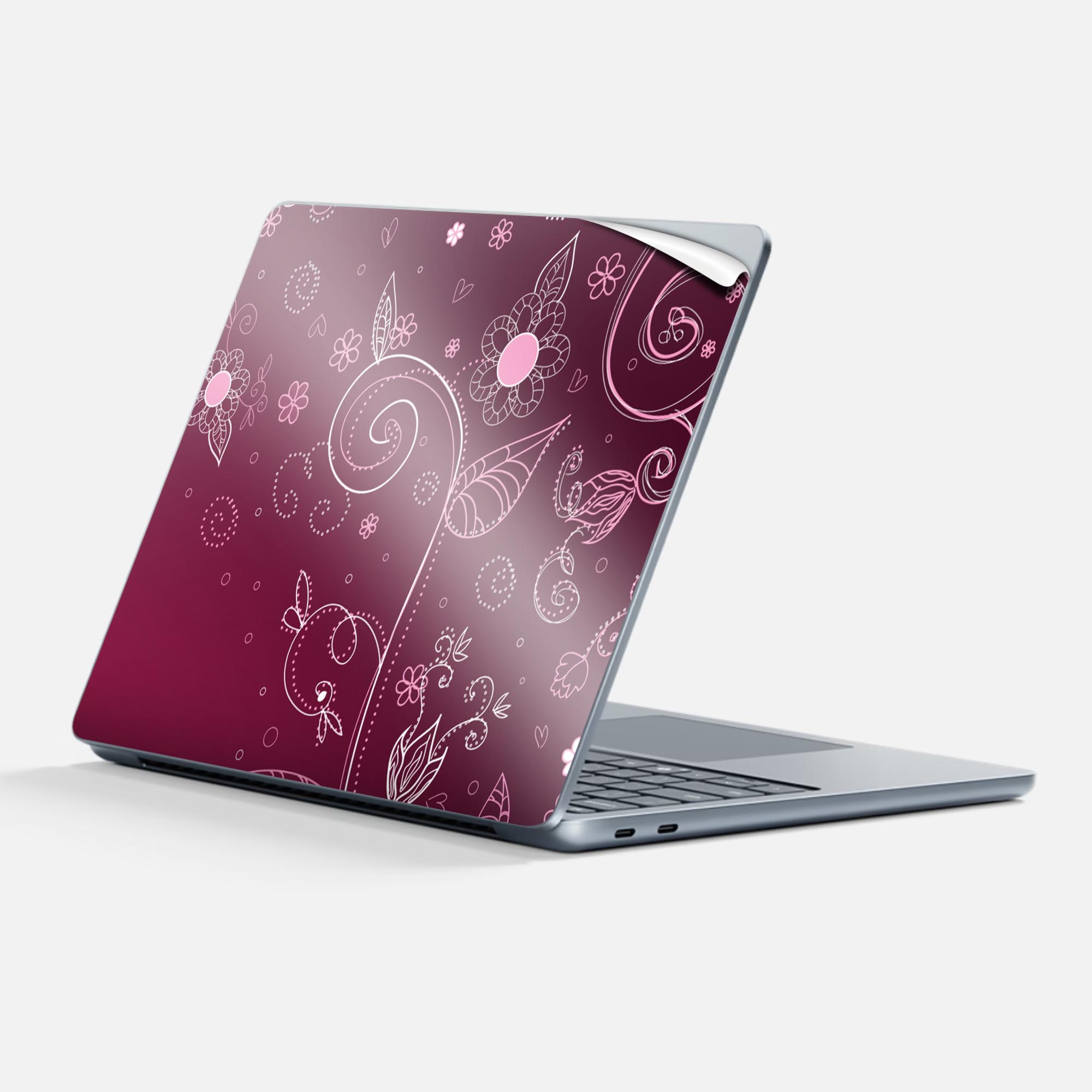 商品特徴・貼るだけでかんたん着せ替え、Surfac Laptop(第7世代) 13インチ 共通対応デザインスキンシール・高精細プリントで写真と遜色のない仕上がり！半光沢シートでしっとりツヤのある表現力・ちょっとしたすり傷からSurface本体を保護・接着部はエアフリー素材で気泡の心配も軽減・再剥離素材なので貼り付け時の調整も安心注意事項画像はサンプルですので、ご覧の環境によっては多少色味に違いを感じる場合がございます。 イメージと違った、モニターと色味が異なるという理由での交換や返金はご対応出来かねます。スキンシールのみの販売で、本体は付属しません。また、シールは背面部用のみとなります。初回貼付時の位置調整や貼り直しは可能ですが、しっかりと押し付けて接着させた後の再剥離、再利用は保証しておりません。また接着部に油分や汚れが付着しますと角の部分は剥がれやすくなりますので、貼付時はあまり触れないようにご注意ください。無地のセミグロスシートにデザインをプリントした商品で、デコなどの加工はございません。 凹凸や光沢があるように見えたり布地や金属を素材にしたように見える商品もありますが、デザインの図版によるものです。印刷時に微妙な画像のズレが生じる場合がございます。ご注文後に1点1点制作する受注生産品の為、不良品以外のご返品や交換は固くお断りします。 発送について完全受注生産のハンドメイド商品となりますので、既製品と比べて発送までお時間を頂いています。 基本的に決済確認後、最大で10営業日での発送となります。繁忙期や休業日明けの場合はさらに時間がかかる場合があります。 その際には別途メールにてご連絡致します。メール便の場合、発送日から到着までに2?4日ほどかかる場合が多く、紛失などの保障もご対応できかねます。あらかじめご了承下さい。
