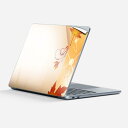 Surface Laptop 第7世代 13 インチ 用 スキンシール 全面スキンシール フル laptop7用 背面 底 ステッカー 保護シール キャラクター かわいい 023396 女性 顔 人物 001299 紅葉 秋