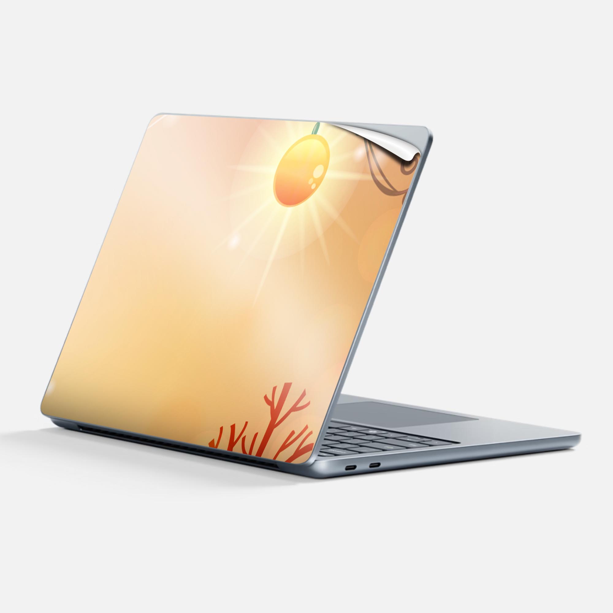 商品特徴・貼るだけでかんたん着せ替え、Surfac Laptop(第7世代) 13インチ 共通対応デザインスキンシール・高精細プリントで写真と遜色のない仕上がり！半光沢シートでしっとりツヤのある表現力・ちょっとしたすり傷からSurface本体を保護・接着部はエアフリー素材で気泡の心配も軽減・再剥離素材なので貼り付け時の調整も安心注意事項画像はサンプルですので、ご覧の環境によっては多少色味に違いを感じる場合がございます。 イメージと違った、モニターと色味が異なるという理由での交換や返金はご対応出来かねます。スキンシールのみの販売で、本体は付属しません。また、シールは背面部用のみとなります。初回貼付時の位置調整や貼り直しは可能ですが、しっかりと押し付けて接着させた後の再剥離、再利用は保証しておりません。また接着部に油分や汚れが付着しますと角の部分は剥がれやすくなりますので、貼付時はあまり触れないようにご注意ください。無地のセミグロスシートにデザインをプリントした商品で、デコなどの加工はございません。 凹凸や光沢があるように見えたり布地や金属を素材にしたように見える商品もありますが、デザインの図版によるものです。印刷時に微妙な画像のズレが生じる場合がございます。ご注文後に1点1点制作する受注生産品の為、不良品以外のご返品や交換は固くお断りします。 発送について完全受注生産のハンドメイド商品となりますので、既製品と比べて発送までお時間を頂いています。 基本的に決済確認後、最大で10営業日での発送となります。繁忙期や休業日明けの場合はさらに時間がかかる場合があります。 その際には別途メールにてご連絡致します。メール便の場合、発送日から到着までに2?4日ほどかかる場合が多く、紛失などの保障もご対応できかねます。あらかじめご了承下さい。