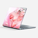 Surface Laptop 第7世代 13 インチ 用 スキンシール 全面スキンシール フル laptop7用 背面 底 ステッカー 保護シール キャラクター かわいい 023396 女性 顔 人物 001621 ハート チョコ