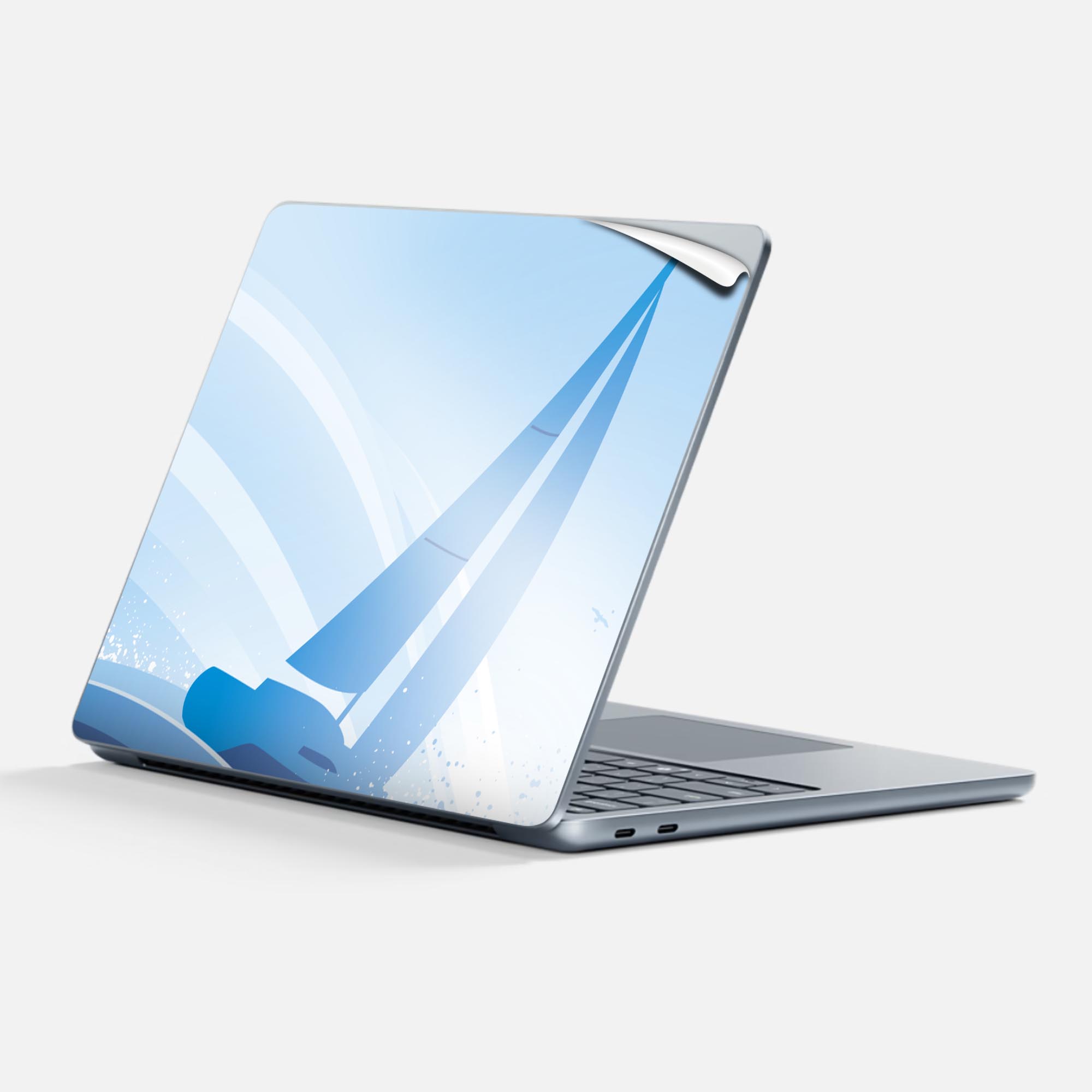 Surface Laptop 第7世代 13 インチ 用 スキンシール 全面スキンシール フル 背面 底 ステッカー 保護シ..