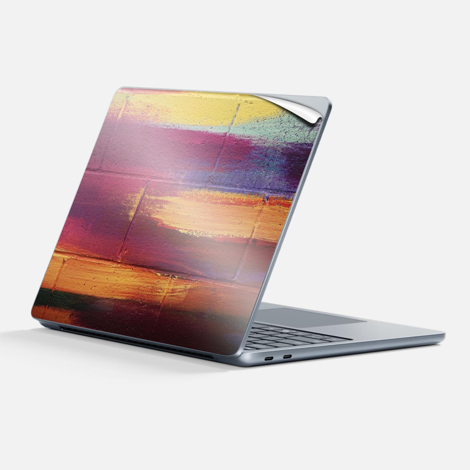 Surface Laptop 第7世代 13 インチ 用 スキンシール 全面スキンシール フル 背面 底 ステッカー 保護シ..