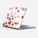 Surface Laptop 第7世代 13 インチ 用 スキンシール 全面スキンシール フル 背面 底 ステッカー 保護シール キャラクター かわいい 023104 さくらんぼ 写真 フルーツ 果物