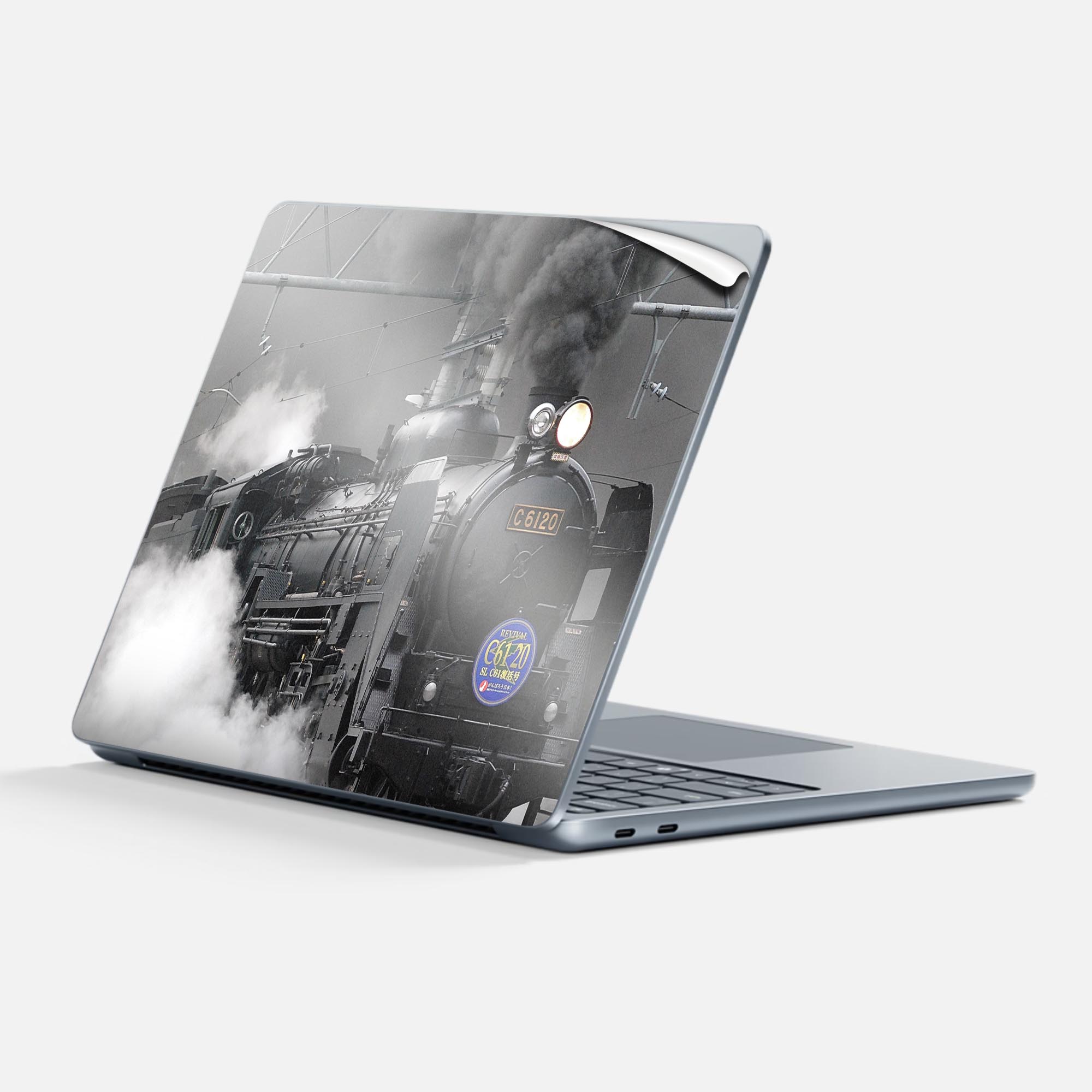 Surface Laptop 第7世代 13 インチ 用 スキンシール 全面スキンシール フル 背面 底 ステッカー 保護シ..