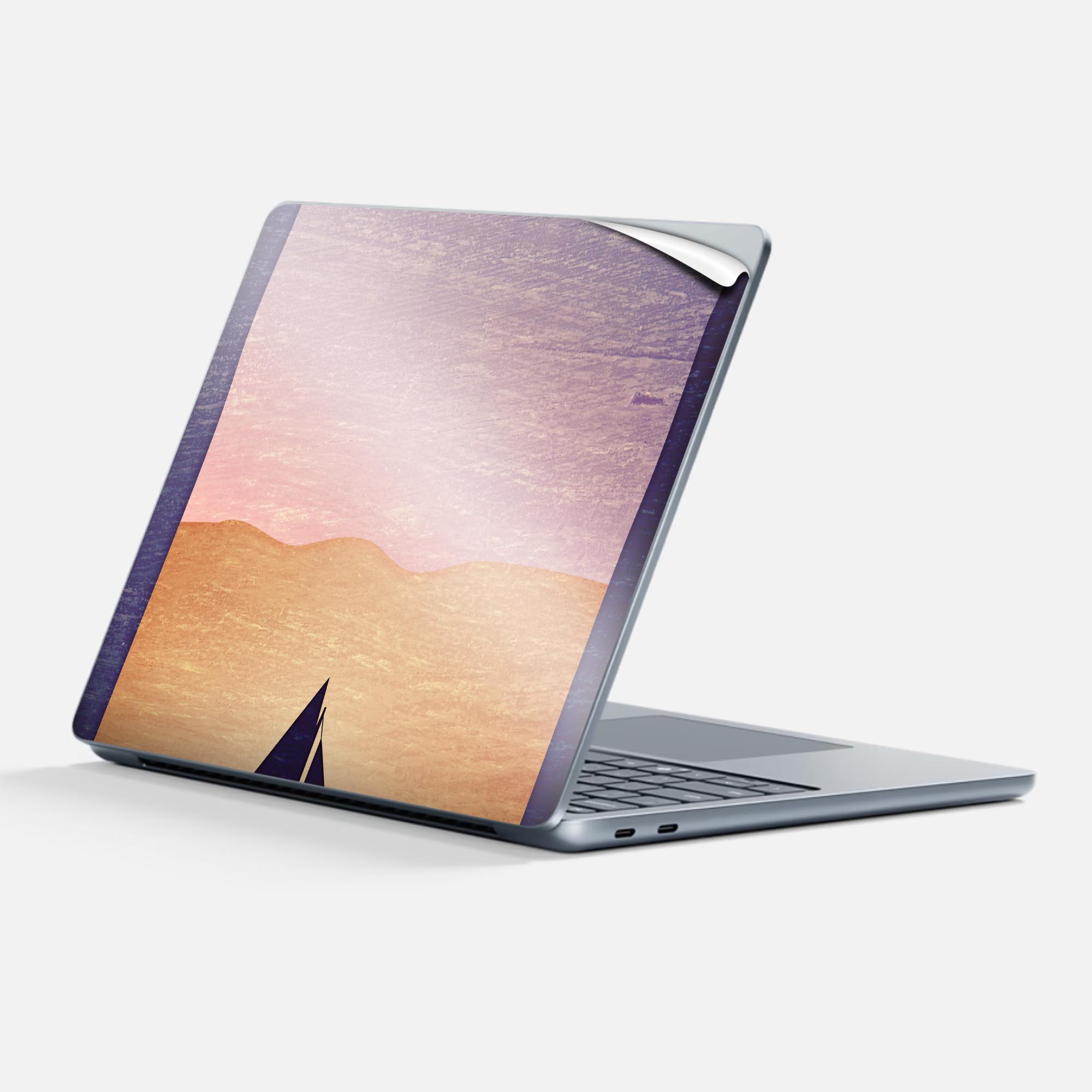 Surface Laptop 第7世代 13 インチ 用 スキンシール 全面スキンシール フル 背面 底 ステッカー 保護シ..