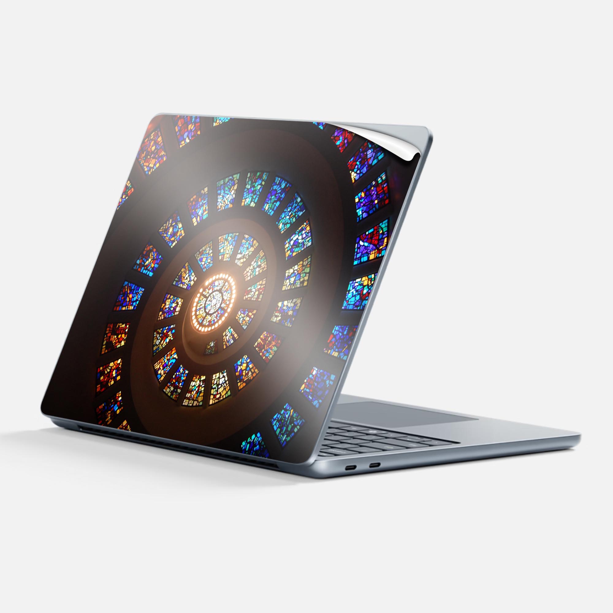 Surface Laptop 第7世代 13 インチ 用 スキンシール 全面スキンシール フル 背面 底 ステッカー 保護シ..